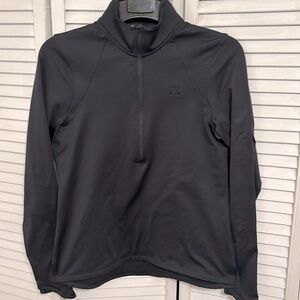 EUC black under armor quarter zip pullover
